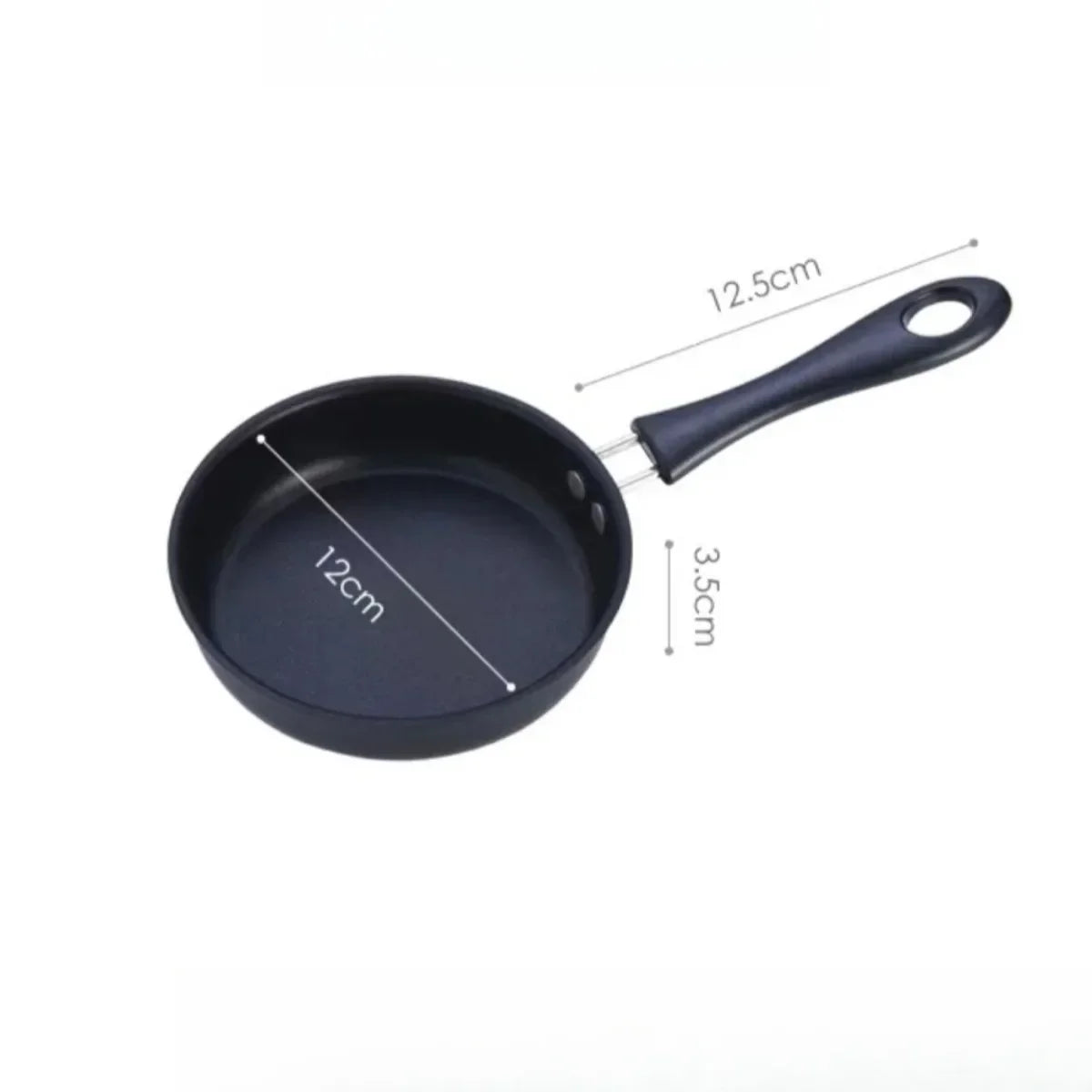 Mini Frying Pan with Handle Portable Egg Omelet Skillet Pancake Steak Cooking Pan Durable for Home Camping Kitchen Supplies
