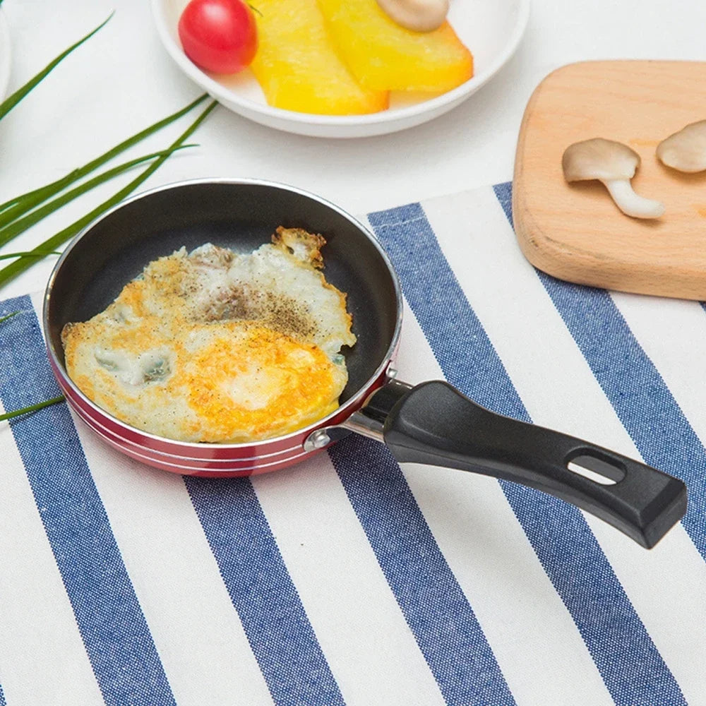Fried Eggs Cookware Round Non-stick Skillet Frying Pan Saucepan Griddle Pan
