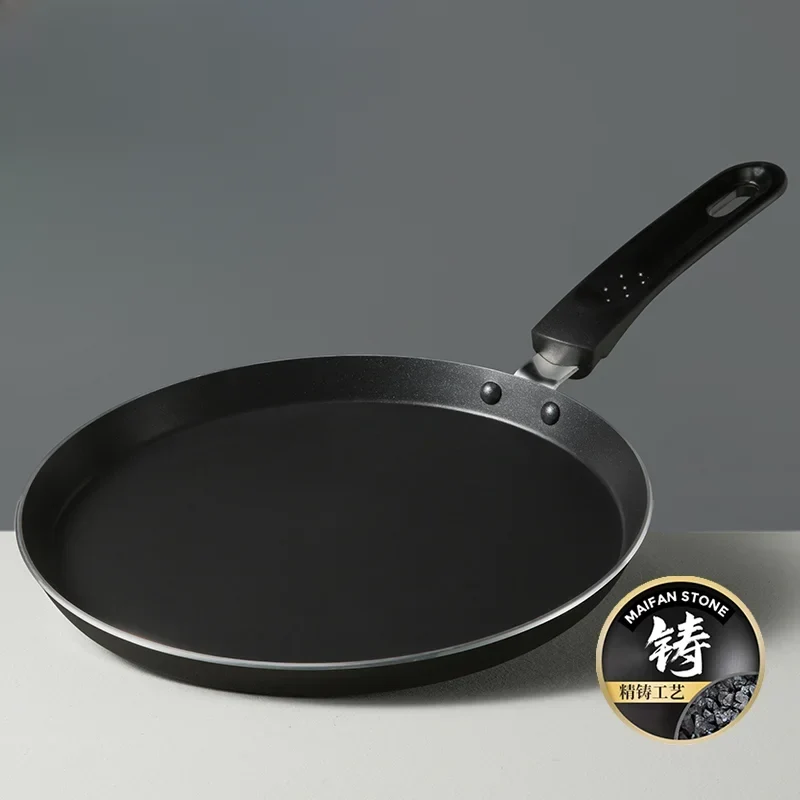 COOKER KING Food Grade Nonstick Pancake Pan PFOA-Free Fry Pan, Easy Clean Even Heat, All Stoves for Breakfast Eggs Crepes Fish