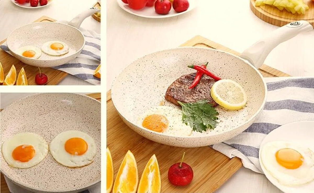 Chinese Maifanshi Pan Nonstick 20cm 24cm 28cm Egg Fry Pan