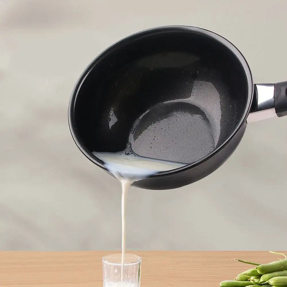 Mini Soup Pan Frying Pan Cooking Pan Non Stick Iron Frying Pan Pancake Egg Pan With Kitchen Small Tool Long Handled Frying Pan