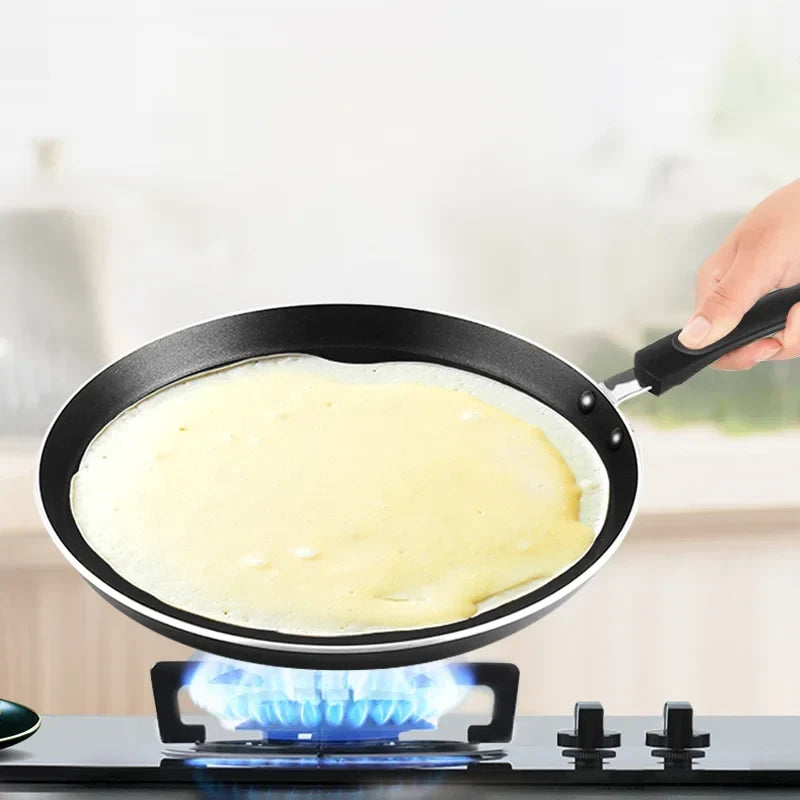 COOKER KING Food Grade Nonstick Pancake Pan PFOA-Free Fry Pan, Easy Clean Even Heat, All Stoves for Breakfast Eggs Crepes Fish