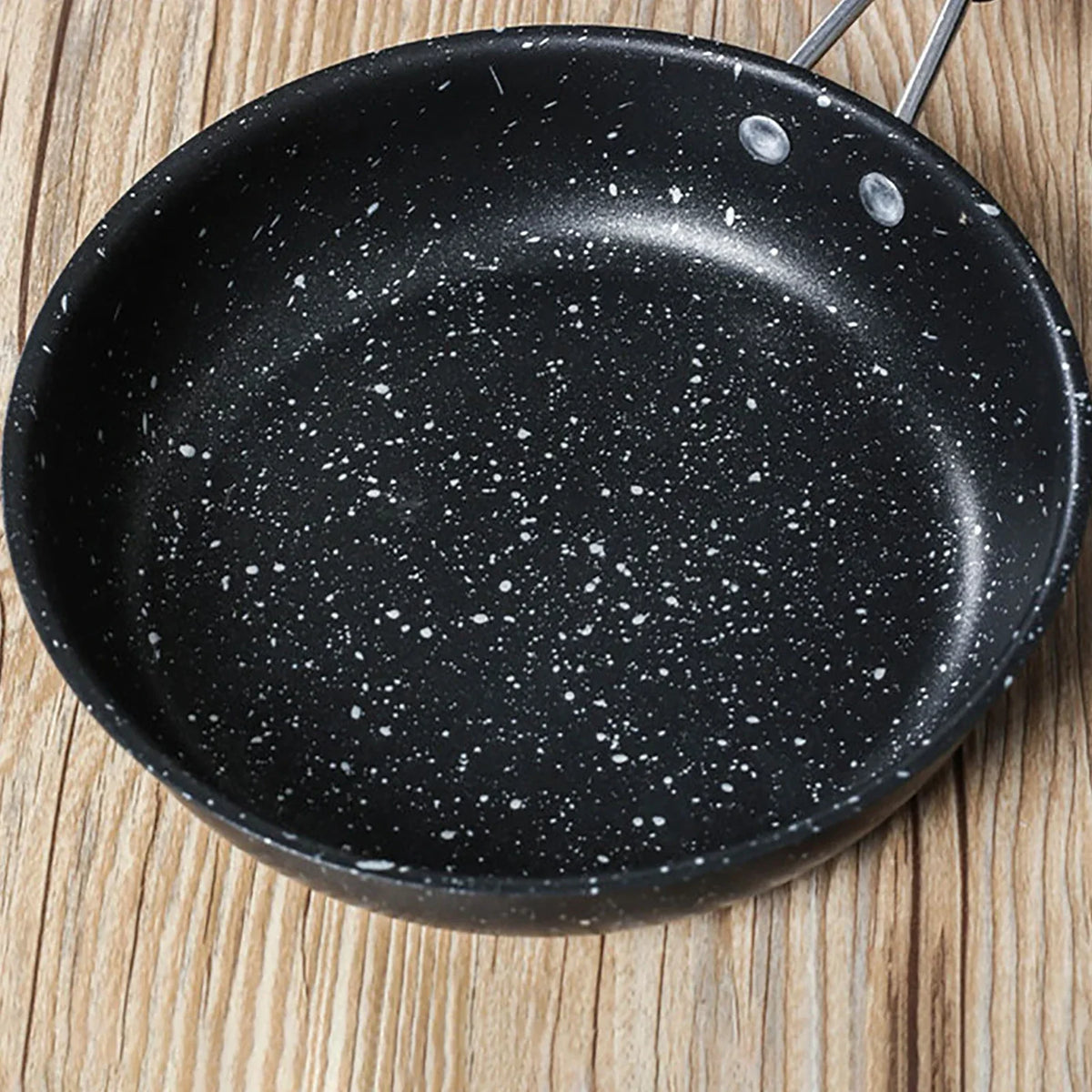 1pcs Frying Pan Non-stick Mini Thick Steak Flat Pan Black Suitable For Fried Food Cooking And Stir-Frying Kitchen Utensils