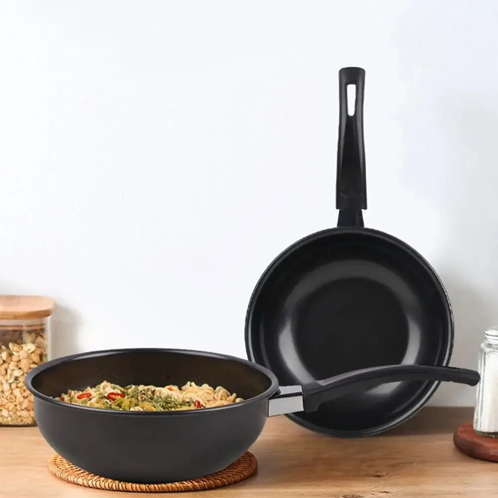Mini Soup Pan Frying Pan Cooking Pan Non Stick Iron Frying Pan Pancake Egg Pan With Kitchen Small Tool Long Handled Frying Pan
